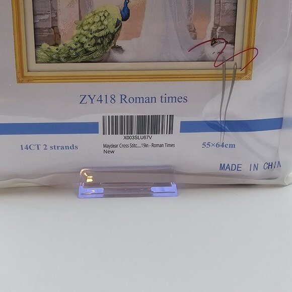 Maydear Roman Times Cross Stitch Kit Pre-Printed Fabric - Picture 2 of 5
